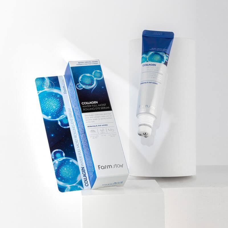 Farmstay Collagen Water Full Moist Rolling Eye Serum 25ml